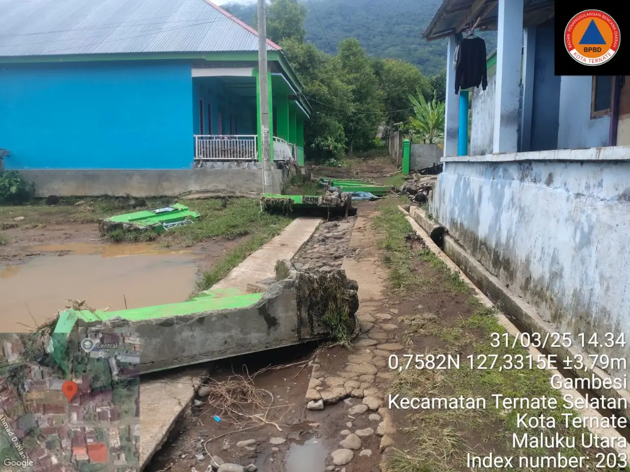Perkembangan Situasi dan Penanganan Bencana Tanggal 1 April 2025